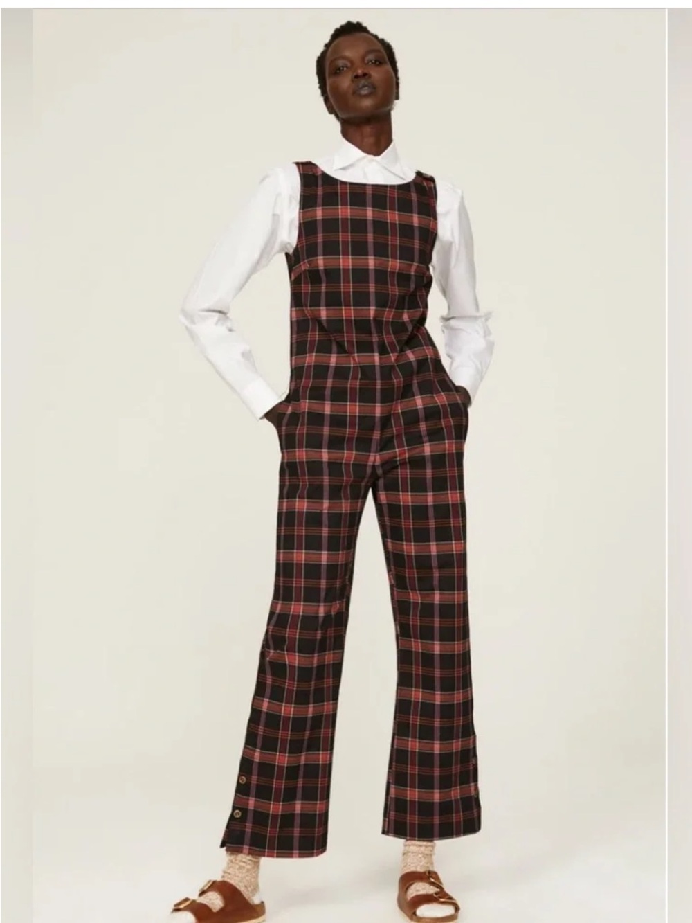 Pamela Love Plaid Jumpsuit